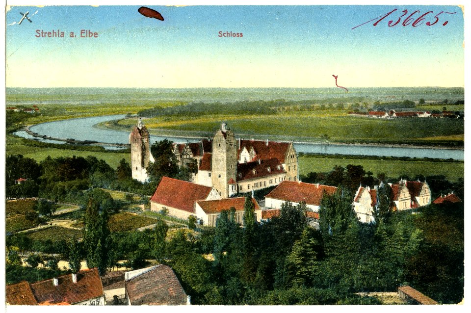 13665-Strehla-1911-Schloß-Brück & Sohn Kunstverlag