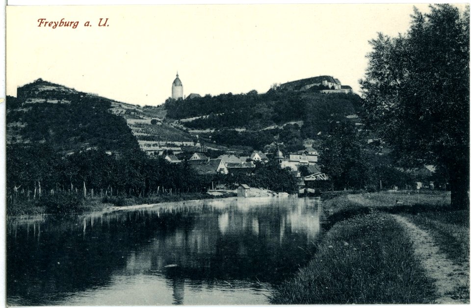 14163-Freyburg-1912-Partie an der Unstrut-Brück & Sohn Kunstverlag