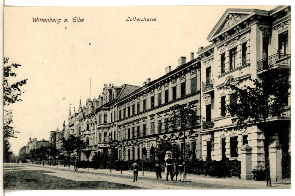 12848-Wittenberg-1911-Lutherstraße-Brück & Sohn Kunstverlag
