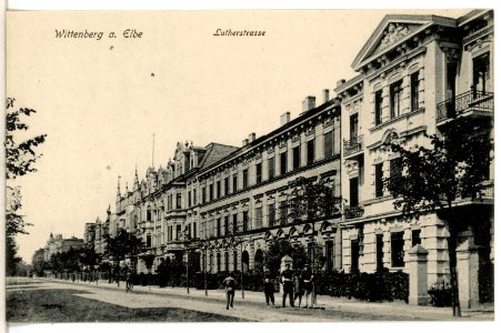 12848-Wittenberg-1911-Lutherstraße-Brück & Sohn Kunstverlag