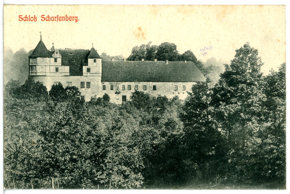 12582-Scharfenberg-1911-Schloß-Brück & Sohn Kunstverlag