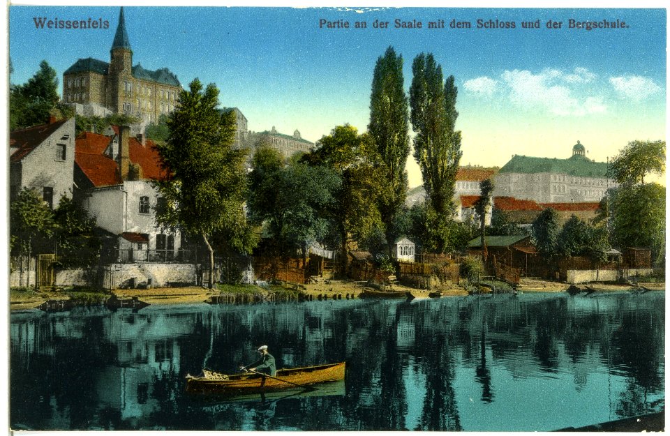 14088-Weißenfels-1912-Schloß und Bergschule-Brück & Sohn Kunstverlag