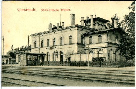 13812-Großenhain-1912-Berliner-Dresdner Bahnhof-Brück & Sohn Kunstverlag