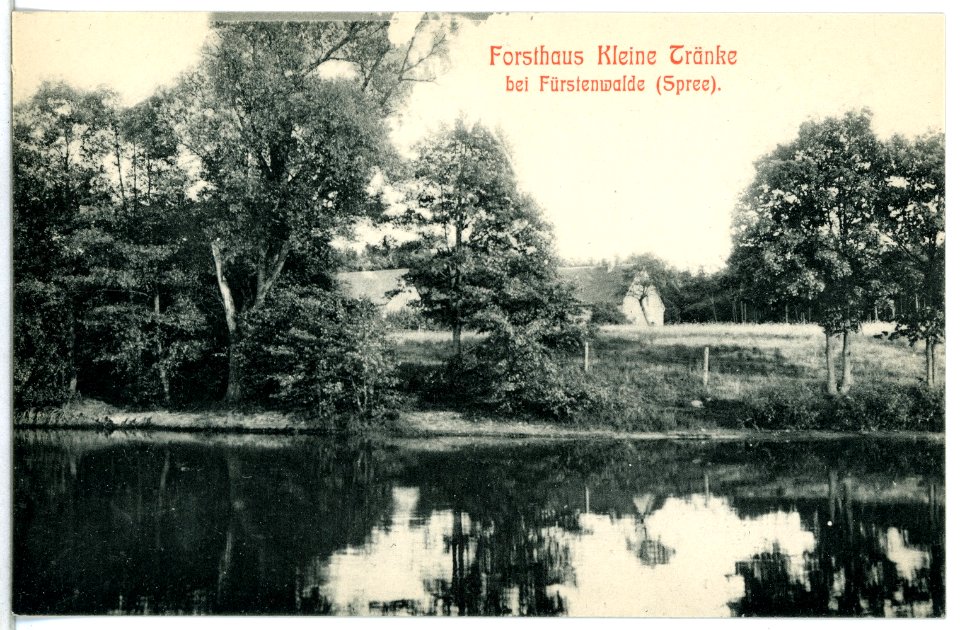 14040-Fürstenwalde-1912-Forsthaus - Kleine Tränke-Brück & Sohn Kunstverlag