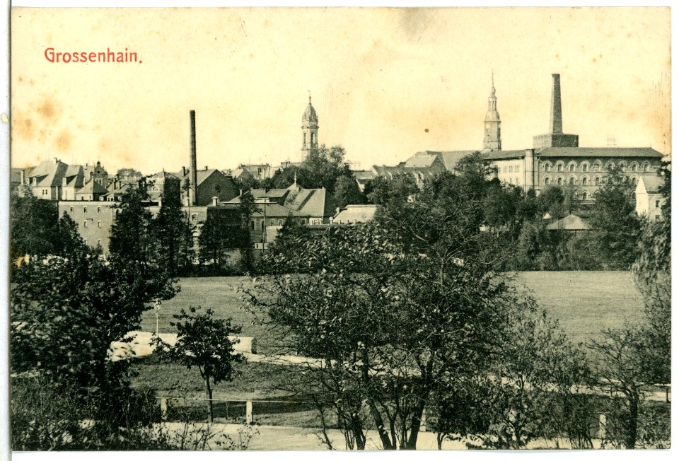 14107-Großenhain-1912-Blick auf Großenhain-Brück & Sohn Kunstverlag
