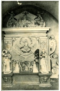12503-Annaberg-1911-Grabmahl auf dem Friedhof ("Das Jüngste Gericht")-Brück & Sohn Kunstverlag