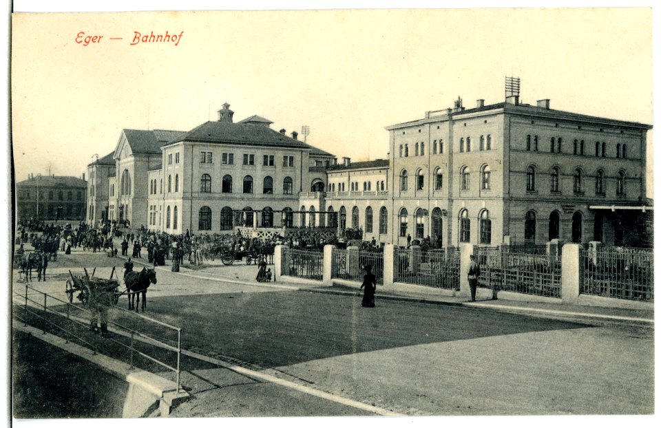 13789-Eger-1912-Bahnhof-Brück & Sohn Kunstverlag
