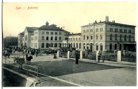 13789-Eger-1912-Bahnhof-Brück & Sohn Kunstverlag