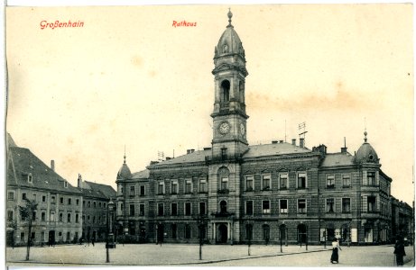 13817-Großenhain-1912-Rathaus-Brück & Sohn Kunstverlag
