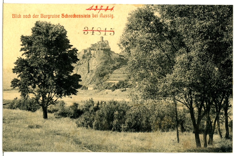 13651-Aussig-1911-Schreckenstein-Brück & Sohn Kunstverlag