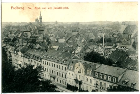 14027-Freiberg-1912-Blick auf Freiberg von der Jakobikirche-Brück & Sohn Kunstverlag