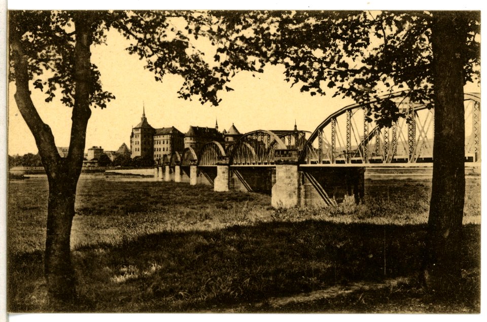 12908-Torgau-1911-Elbbrücke-Brück & Sohn Kunstverlag