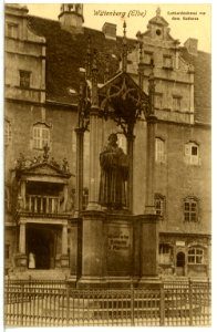 12982-Wittenberg-1911-Lutherdenkmal-Brück & Sohn Kunstverlag