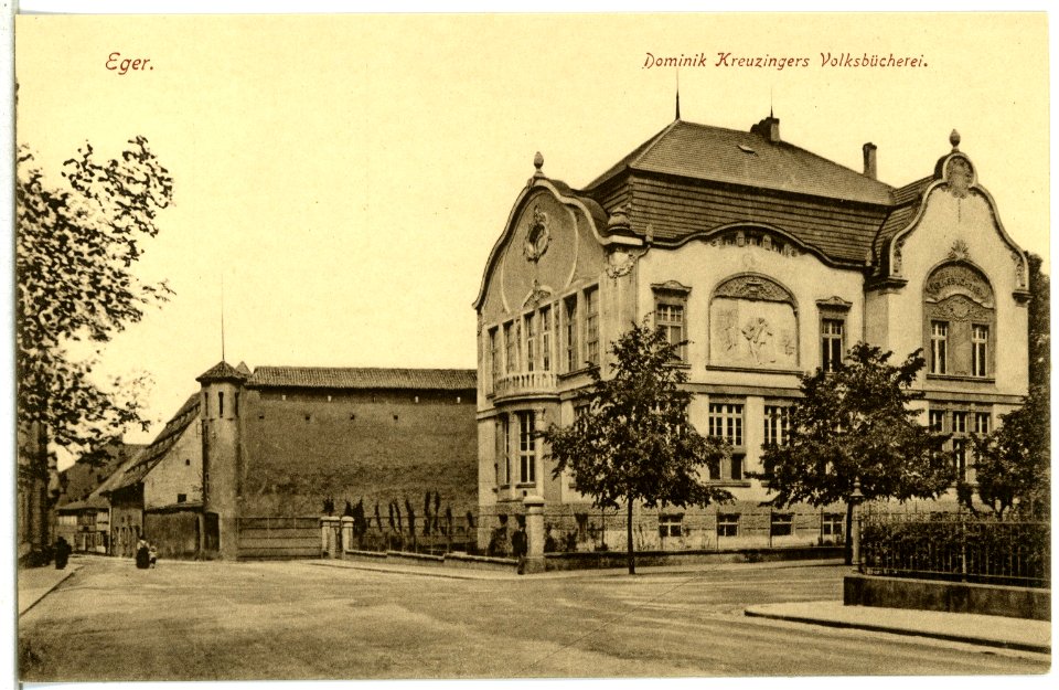 13714-Eger-1912-Dominik Kreuzingers Volksbücherei-Brück & Sohn Kunstverlag