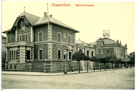 13804-Großenhain-1912-Bahnhofstraße-Brück & Sohn Kunstverlag