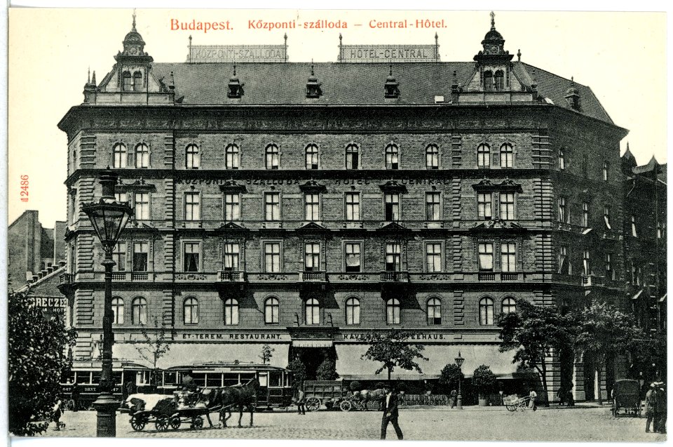 12486-Budapest-1911-Central Hotel-Brück & Sohn Kunstverlag