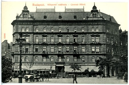12486-Budapest-1911-Central Hotel-Brück & Sohn Kunstverlag