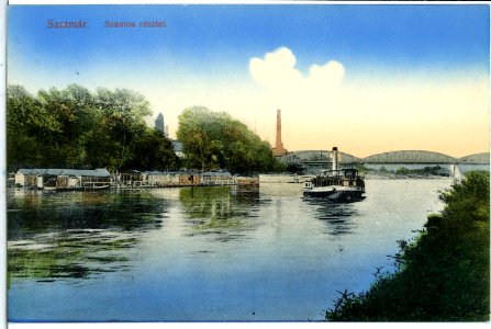 14138-Szatmar-1912-Szamos reszlet-Brück & Sohn Kunstverlag