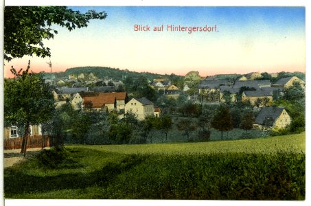 13265-Hintergersdorf-1911-Blick auf Hintergersdorf-Brück & Sohn Kunstverlag