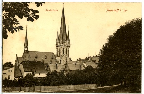 14118-Neustadt-1912-Stadtkirche-Brück & Sohn Kunstverlag