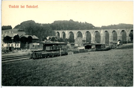 14045-Hetzdorf (Flöhatal)-1912-Viadukt-Brück & Sohn Kunstverlag