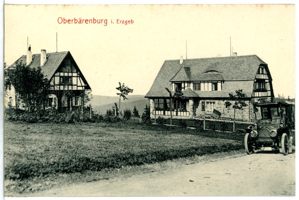 12963-Oberbärenburg-1911-Häuser-Brück & Sohn Kunstverlag