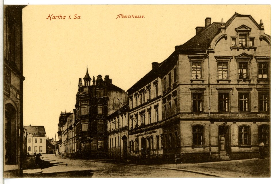 12804-Hartha-1911-Albertstraße-Brück & Sohn Kunstverlag