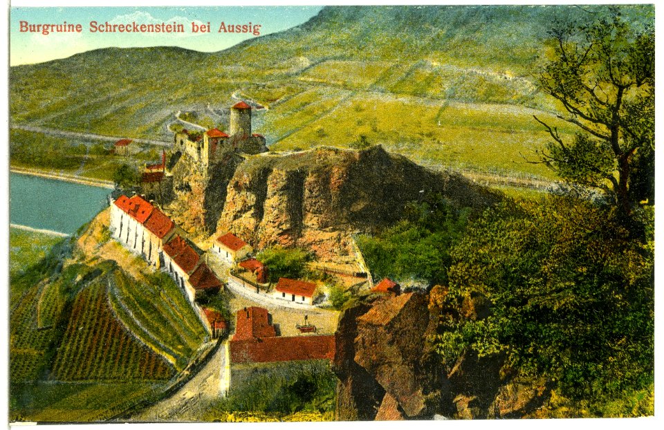 13732-Aussig-1912-Schreckenstein-Brück & Sohn Kunstverlag