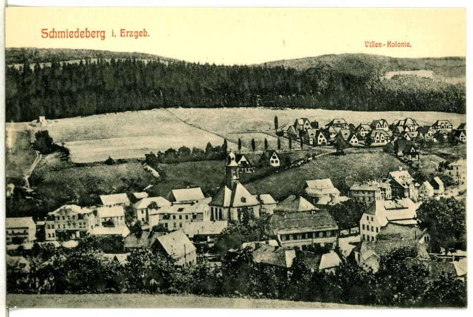 12803-Schmiedeberg-1911-Villen - Kolonie-Brück & Sohn Kunstverlag
