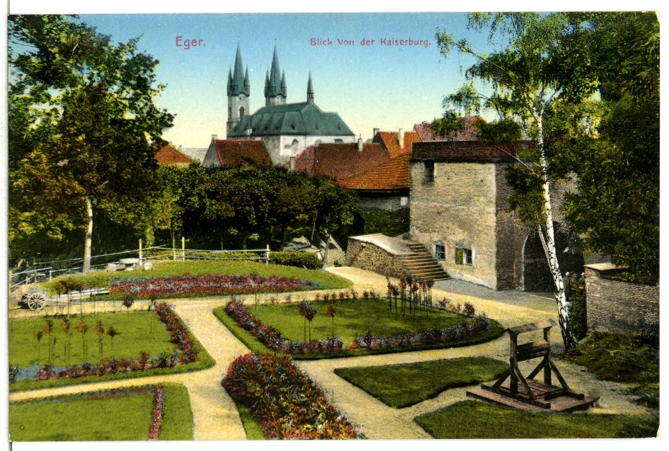 13394-Eger-1911-Blick von der Kaiserburg-Brück & Sohn Kunstverlag