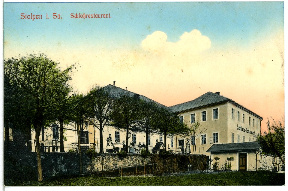 14046-Stolpen-1912-Schloßrestaurant-Brück & Sohn Kunstverlag