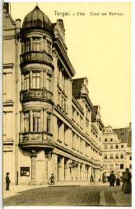 12973-Torgau-1911-Erker am Rathaus-Brück & Sohn Kunstverlag