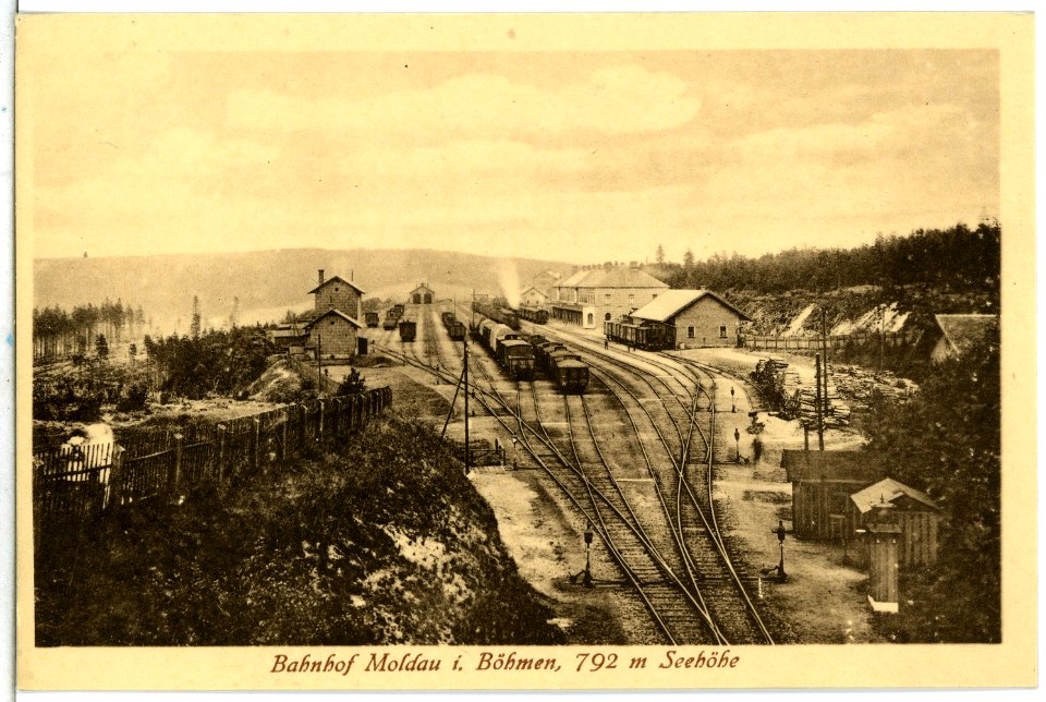 14135-Moldau-1912-Bahnhof-Brück & Sohn Kunstverlag