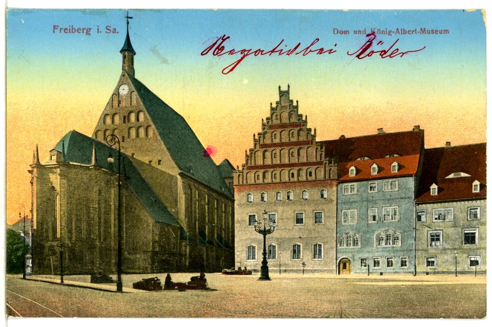 12794-Freiberg-1911-Dom und König-Albert-Museum-Brück & Sohn Kunstverlag