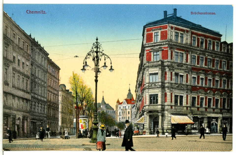 13079-Chemnitz-1911-Brückenstraße-Brück & Sohn Kunstverlag