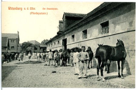 12851-Wittenberg-1911-Am Arsenalplatz-Brück & Sohn Kunstverlag
