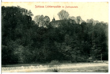 13053-Lichtenwalde-1911-Schloß Lichtenwalde im Zschopautale-Brück & Sohn Kunstverlag