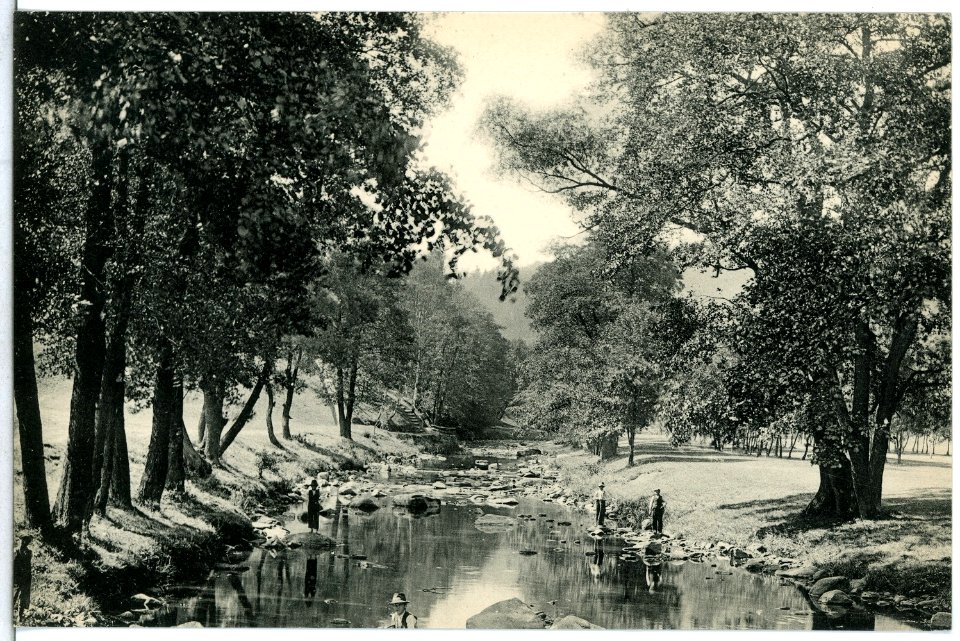 13765-Karlsbad-1912-Teplpartie am Golfplatz-Brück & Sohn Kunstverlag