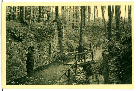 13228-Altzella-1911-Wandelgang am Klosterbach-Brück & Sohn Kunstverlag
