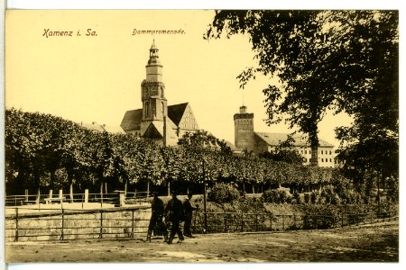 12549-Kamenz-1911-Dammpromenade-Brück & Sohn Kunstverlag photo