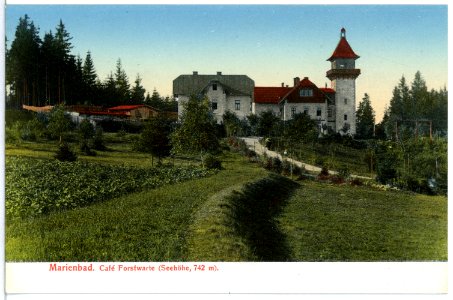 12833-Marienbad-1911-Cafe Forstwarte-Brück & Sohn Kunstverlag