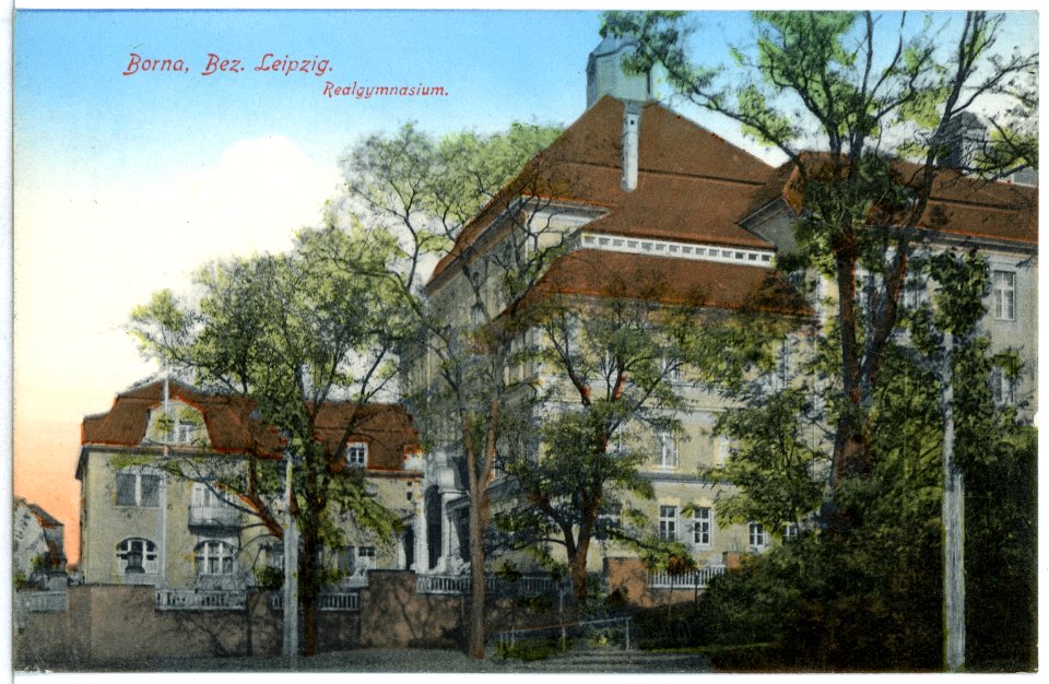 13057-Borna-1911-Realgymnasium-Brück & Sohn Kunstverlag