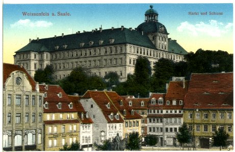 14087-Weißenfels-1912-Markt und Schloß-Brück & Sohn Kunstverlag