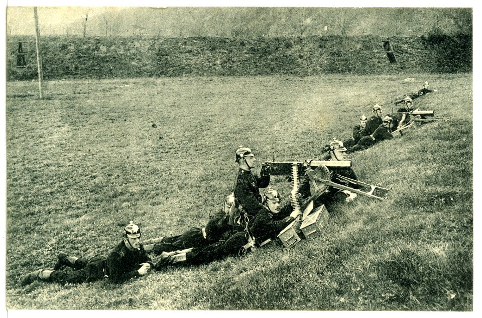12576-Kamenz-1911-Maschinengewehr - Kompagnie-Brück & Sohn Kunstverlag