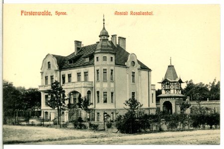 13285-Fürstenwalde-1911-Anstalt Rosalienhof-Brück & Sohn Kunstverlag