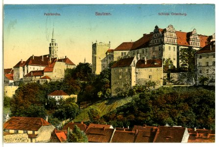 12587-Bautzen-1911-Petrikirche - Schloß Ortenburg-Brück & Sohn Kunstverlag