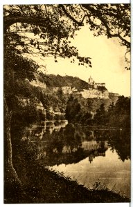 12838-Rudelsburg-1911-Blick auf die Rudelsburg-Brück & Sohn Kunstverlag