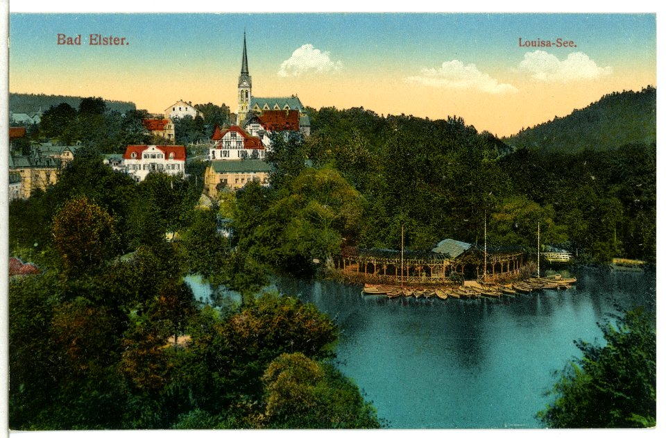 13035-Bad Elster-1911-Louisasee-Brück & Sohn Kunstverlag