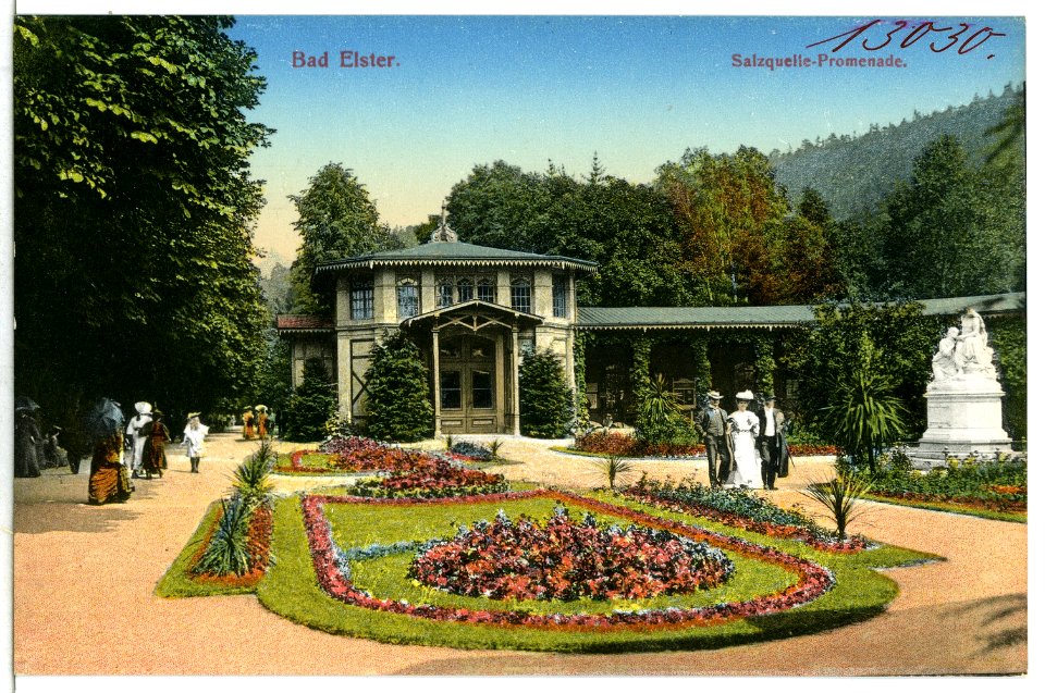 13030-Bad Elster-1911-Salzquelle - Promenade-Brück & Sohn Kunstverlag