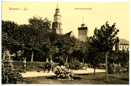 12544-Kamenz-1911-Dammpromenade-Brück & Sohn Kunstverlag photo